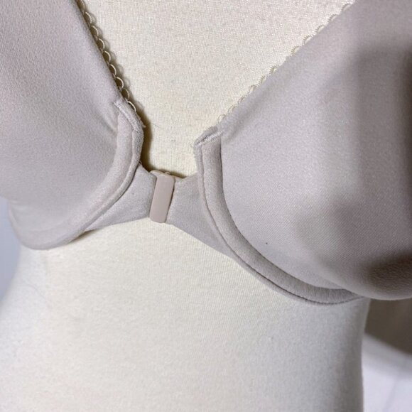 5/$25 Victoria’s Secret Body By Victoria Beige Racerback Perfct Coverage Bra 32F - Picture 3 of 11